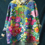Seraphina™ | Blusa de Lino Atemporal con Estampado