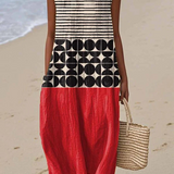 Jane™ Vestido Midi Colorblock