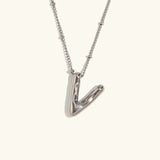 Collar de Oro con Inicial Balloon