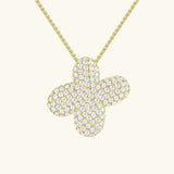 Collar de Diamantes con Inicial en Burbuja