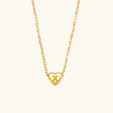 Collar de Oro con Inicial de Corazón