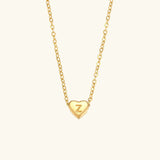 Collar de Oro con Inicial de Corazón