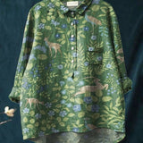 Olivia | Camisa Flores del Bosque