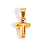 Collar Chic con Letra Burbuja