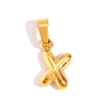 Collar Chic con Letra Burbuja
