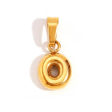 Collar Chic con Letra Burbuja