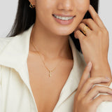 Collar Chic con Letra Burbuja