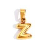 Collar Chic con Letra Burbuja