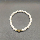 Pulsera Elegante de Corazón con Inicial