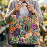 Bolsa Artesanal - Jardín Suculento