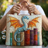Bolsa Acolchada - Dragón Esmeralda Guardián de Libros