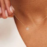 Collar Cléa Piedra Moissanite | Oro
