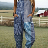 Paige | Mono Patchwork Azul