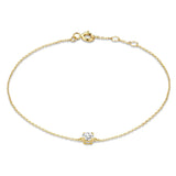 Pulsera Cléa Piedra Moissanite | Oro