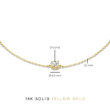 Pulsera Cléa Piedra Moissanite | Oro