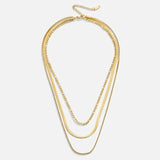 Collar con cadenas en capas Vienna